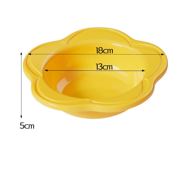 

Поднимаемая керамическая миска для кошки, милая миска для корма для питомца с цветочным дизайном, тарелка для воды, миска для закусок с подставкой для защиты шеи