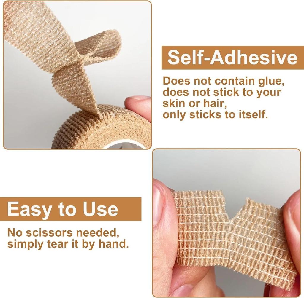 Anti Abrasion Self-adhesiveElastic Bandages 2.5cm*4.5m