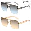 New Square Men's Sunglasses Personality Everything Stylish Sunglasses Trend Sunglasses