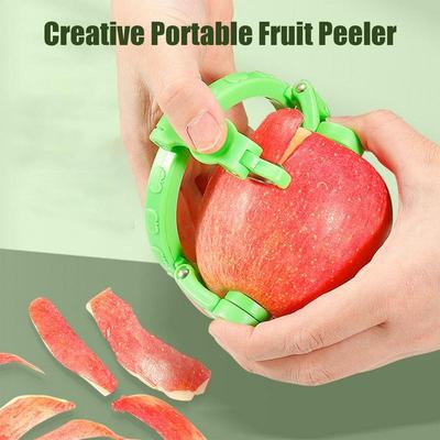 Handheld Apples Peeler Foldable Orange Peeler Kitchen Peeling Gadget For Kiwis Peaches Onions Fruits And Vegetables