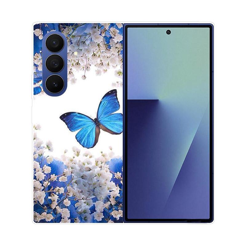 For Samsung Galaxy Z Fold 7 5G Phone Case Cover Transparent Back Protective Shell Coque For Samsung Z Fold7 Clear Hard PC Fundas