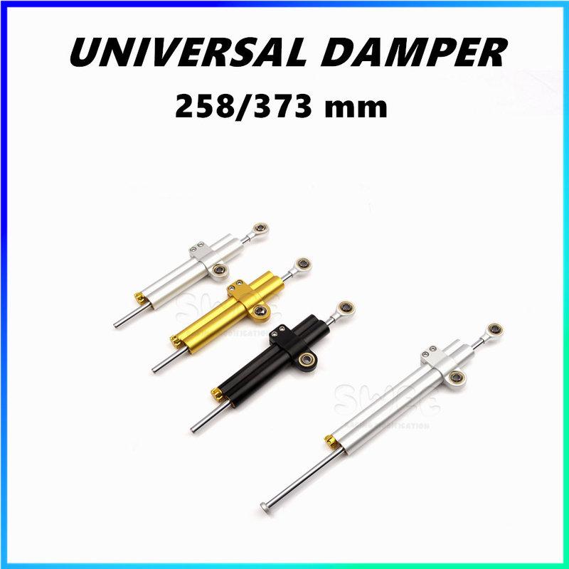 Motorcycle damper modification accessories universal 258/373mm steering stabilizer for Honda Kawasaki Yamaha Double tube damper