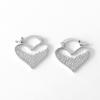Personalized Heart-shaped Earrings for Women, Fashionable and Niche Design, Heart-shaped Earrings