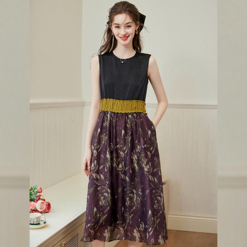Women s Elegant Sleeveless A-Line Vest Dress S