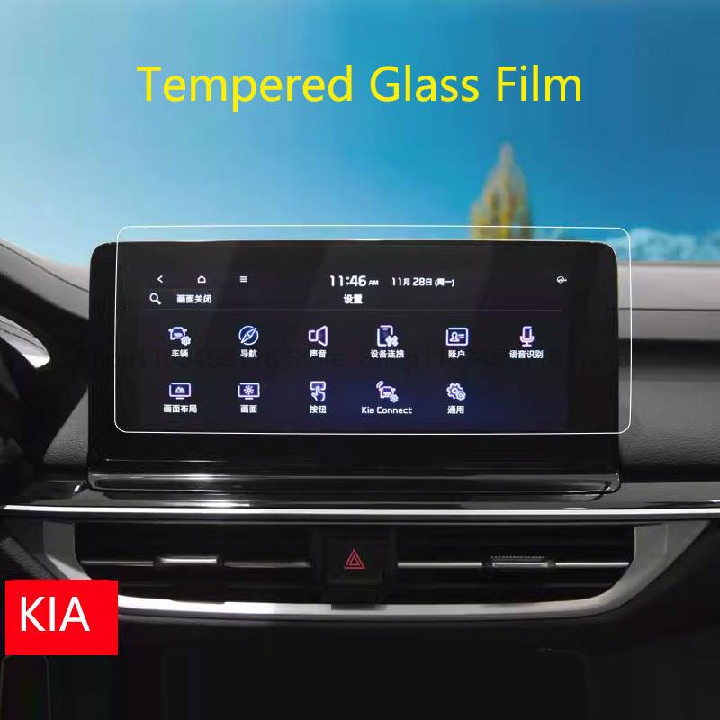 

Tempered Glass Screen Protective Film For KIA K3 2024 10.25 inch CarGPS Navigation anti-scratch Accessories прозрачный