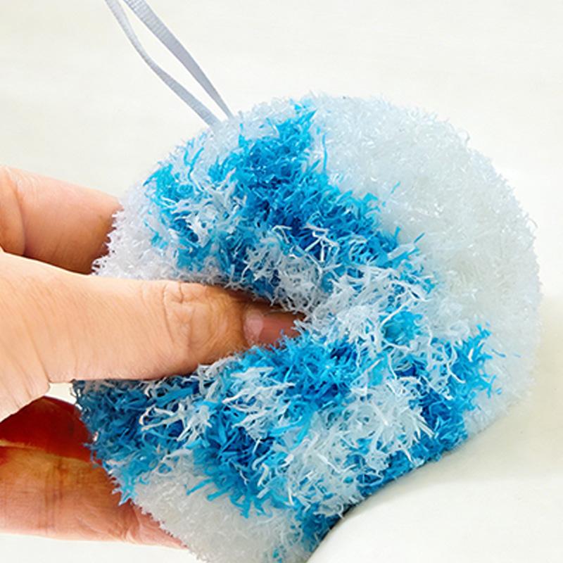Bathroom Cleaning Ball Sink Brush, Strong Power Remove Water Stains Non-Scratch Countertop Easy Clean