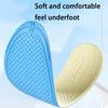 Cooling Latex Sports Insoles, Ultra-Thin Breathable Cushioned Inserts, Anti-Slip Insoles for Barefoot & Daily Use 1Pair/3Pairs