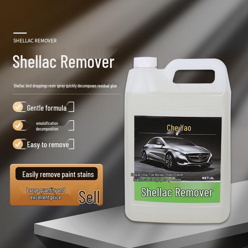 4L Car Shellac & Insect Remover - Car Wash & Maintenance Cleaner