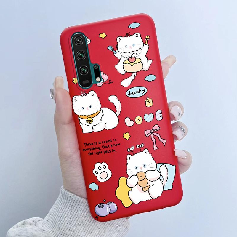 For Honor 20 Pro Case Honor20 Pro Back Soft TPU Silicone Cover Cute Cartoon Panda Phone Case For Huawei Honor 20 Pro Coque Funda