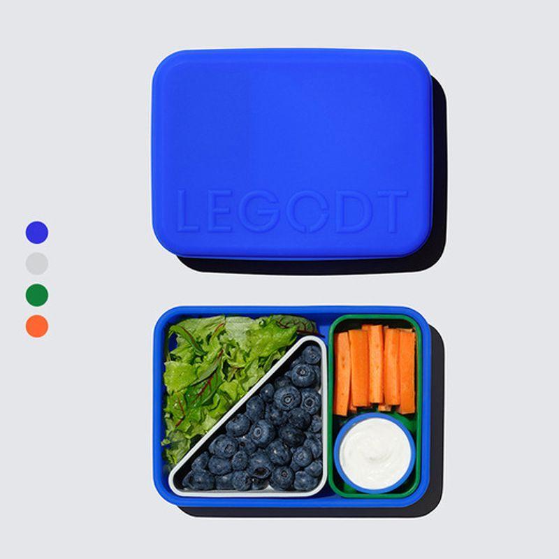 LEGODT Picnic Lunch Box Set (Ceramic Tumbler 540ml + Rectangle Lunch Box)
