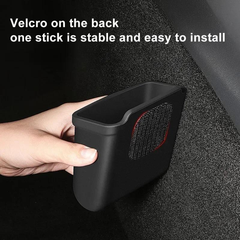 Car Universal Paste Storage Box for Tesla Model 3 Y X S Silicone Mobilephone Pocket Cigarette Card Case Interior Accessories