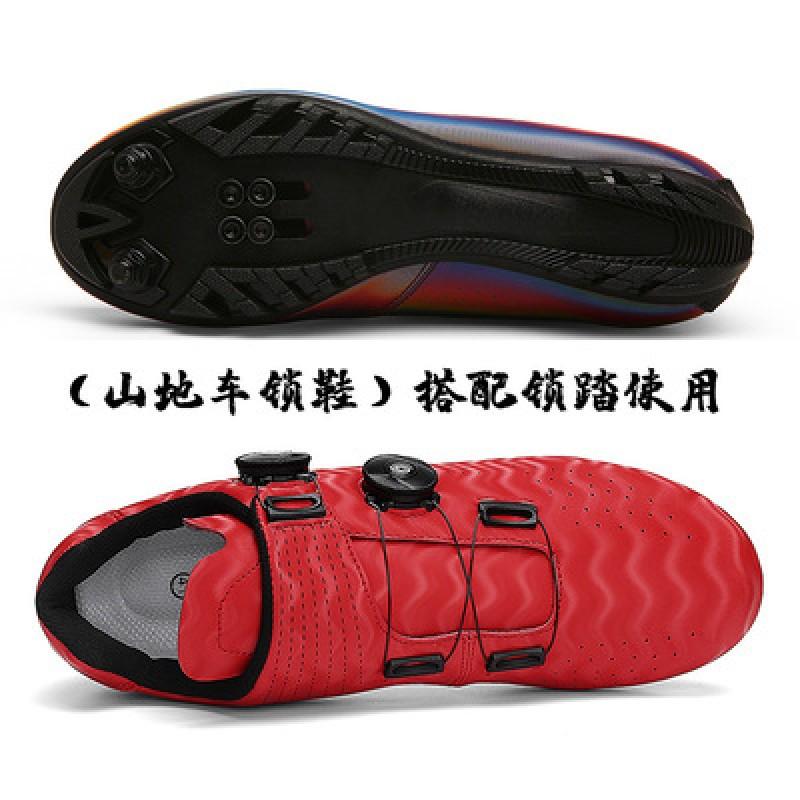 Chaussures de cyclisme pour homme avec compatibilité de cale Route VTT Vélo de montagne Semelle rigide Antidérapant Respirant Léger Soutien