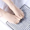 Breathable Split Toe Knee Length Long Socks For Women Sweat Absorbing Toe Separation Stockings with Ribbed Elastic Cuffs