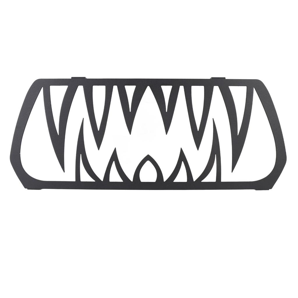 Front Grille Teeth Insert Aluminum Powder Coated Cool Look Rustproof Long Lasting for Ryker All Models Black