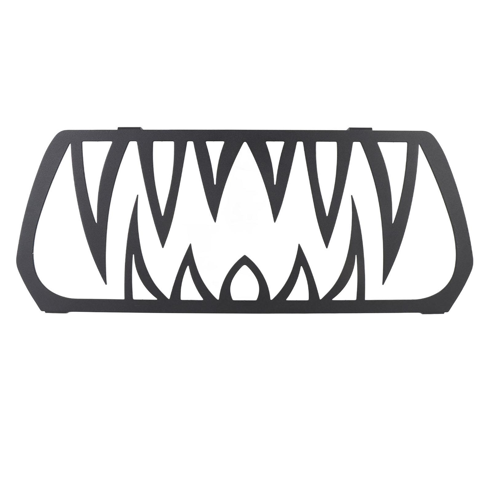 

Front Grille Teeth Insert Aluminum Powder Coated Cool Look Rustproof Long Lasting for Ryker All Models Black Black чёрный