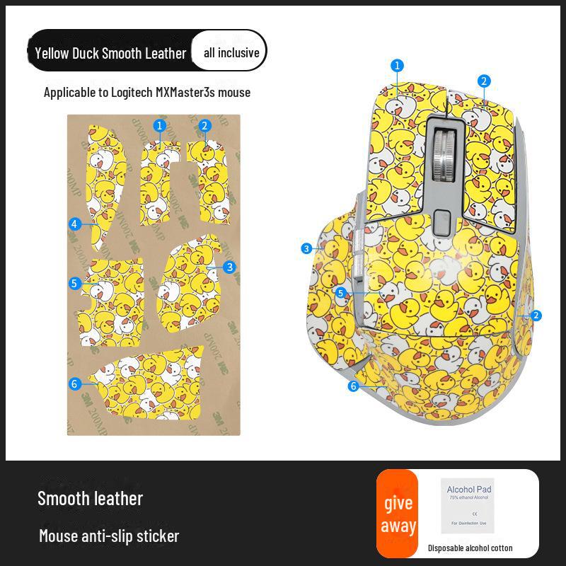 Logitech MX Master 3S Anti-Slip & Sweat-Absorbent Mouse Sticker Set
