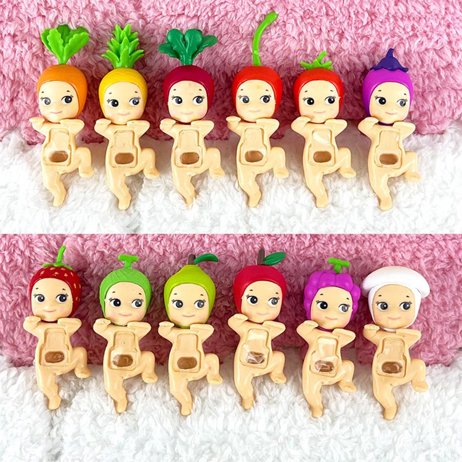 Hot Sell Sonnes Anges Fruit Series Blind Box Action Figure Toy Decoration Mini Anime Figures Ornaments Dolls Children Gifts