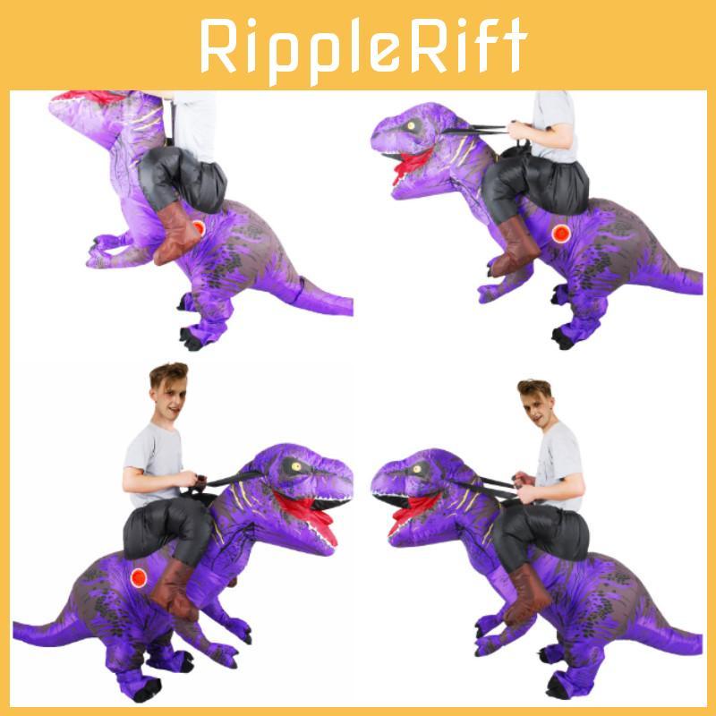 Inflatable Dinosaur T-rex Costume For Adults With Waterproof Durable Polyester Material