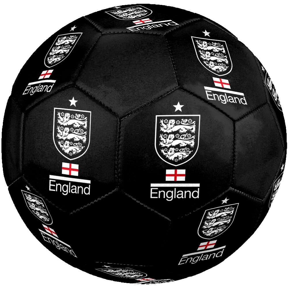 England Football Size 5 Soccer Ball, Machine-Stitched PVC, Durable & High Bounce, All Ages Fit, Fan Merchandise, Matches & Outdoor Use.