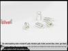 DIY Spiral Pull Spring Buckle for Jewelry Necklaces and Leather Cord Clasp, 1kg/Bag