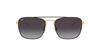 Black on Size 55 [Ray-Ban] Sunglasses, Gold, Japan, (FREE Size)