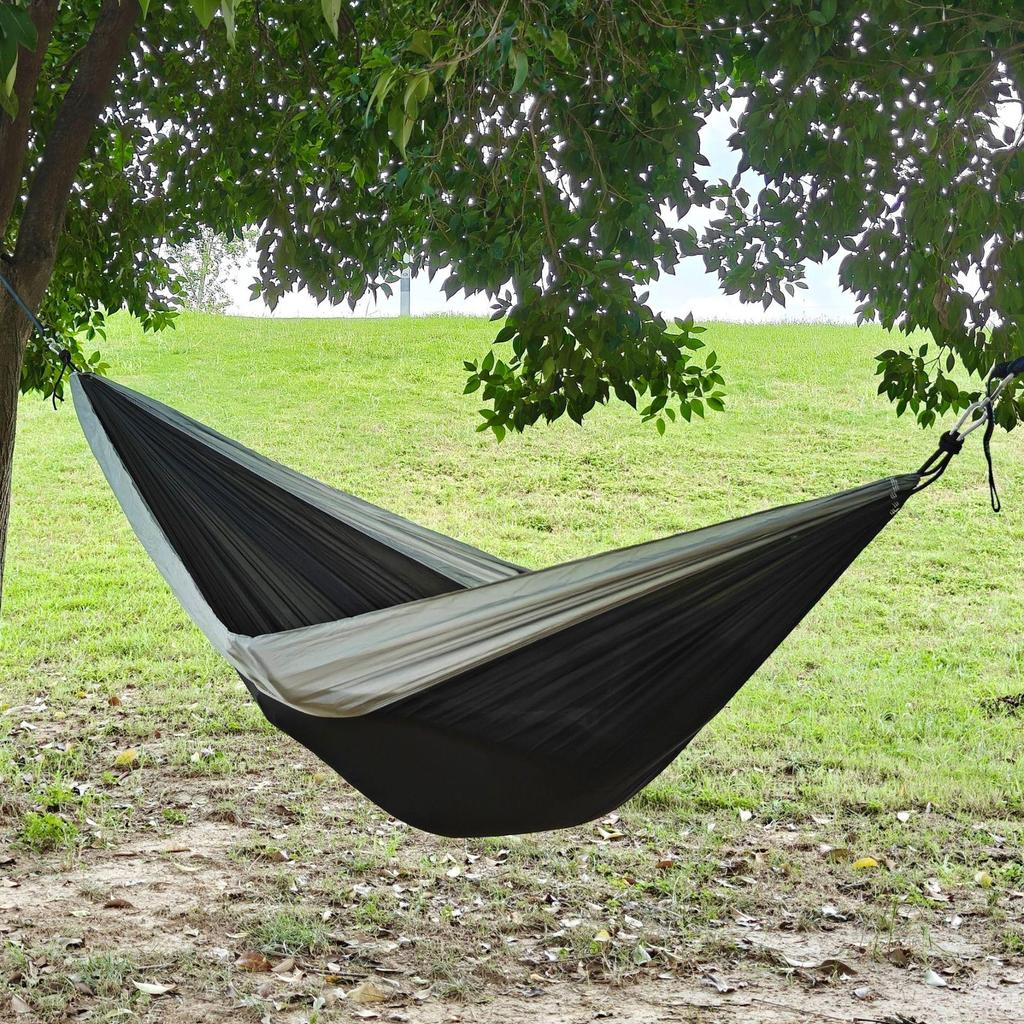 Ultra-light Nylon Parachute Hammock - Anti-rollover, Portable Outdoor Swing for Camping, Adults & Kids