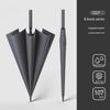 Storm-Resistant Umbrella with Long Handle for Men, Large Rain Umbrella, Reinforced, Sturdy and Durable, Fiber Straight Umbrella, Enlarged