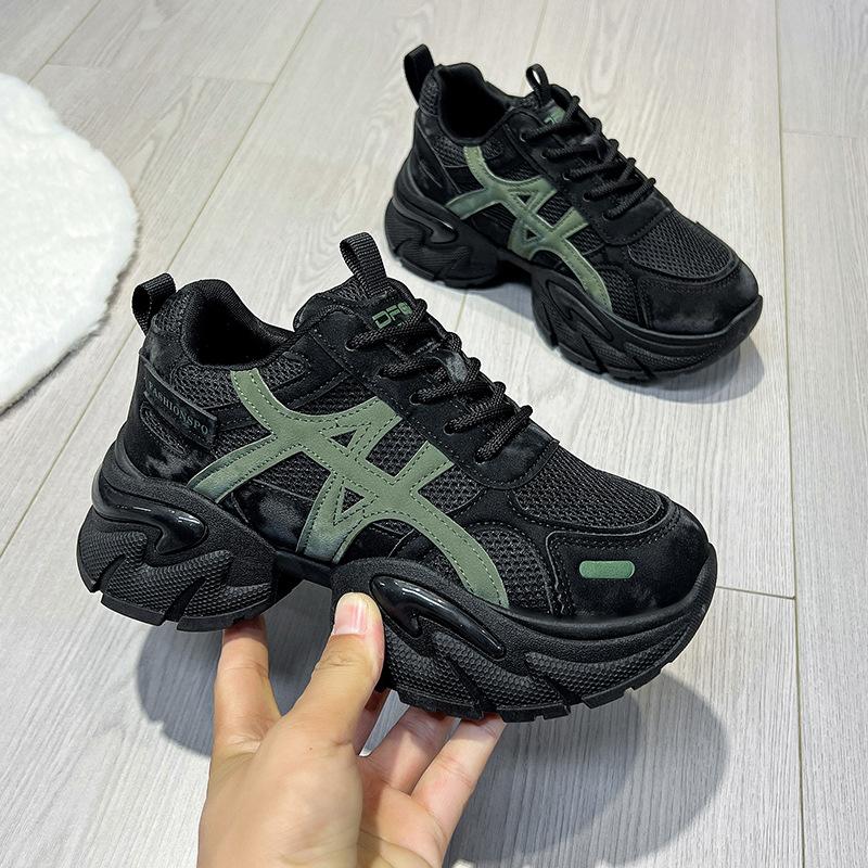 Daddy shoes women's light and small trend 2025 autumn new platform women's shoes heightened versatile casual sports shoes