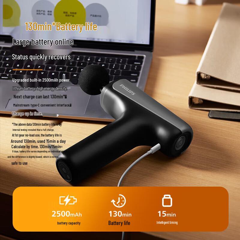 Philips PPM3205G Deep Tissue Percussion Massager