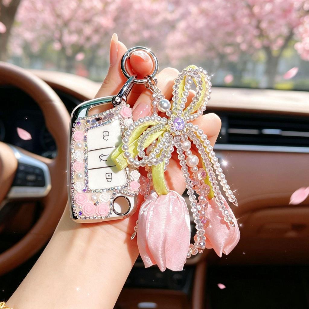 Volkswagen Passat Key Case for 2017-2021 Models with Diamond Design