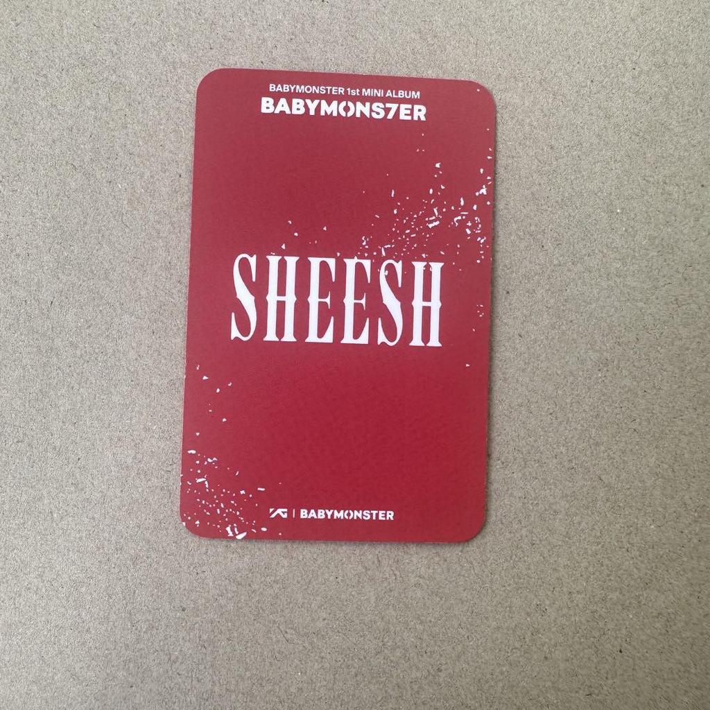 [USED] BABYMONSTER SHEESH Luka Sanok trading card x 1