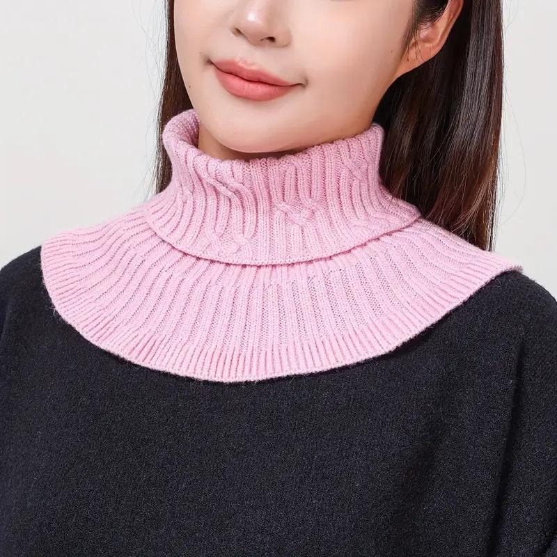 Solid Color Pullover Scarf Infinitely Elastic Autumn and Winter Cold Resistant Neck Collar Scarf
