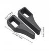 1Pair New EVA Seat Belt Groove Protection Covers Black Anti-Slip Seat Gap Plugs Car Seat Maintenance Universal