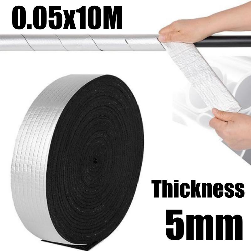

Pipe Insulation Foam Tape Self Adhesive Pipes Wrap Insulation Tape with Aluminum Foil Waterproof Pipes Wrap Insulation Tape