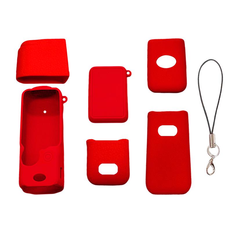 DJI OSMO Pocket 3 Silicone Case and Lens Cover: Dustproof & Drop-Proof Protection Accessory