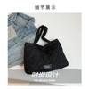 Korean Style Sweet Quilted Love Down Cotton Bag Girls All-matching Tote Light Casual Shoulder