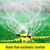 360-Degree Automatic Rotating Three-Arm Garden Sprinkler for Nursery and Vegetable Irrigation