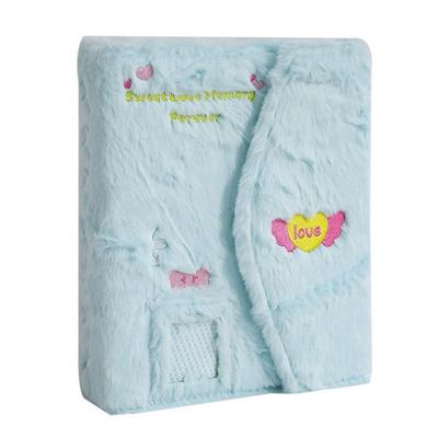 Songheung 6-ring Photobinder + A5 4-cell Double-sided Inner Page 30-sheet Photo Album Diary, Blue, 1 Piece