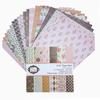 24 arkusze Kwiatowe płatki papierowe Podkładki do wykrojników Tło artystyczne Origami Scrapbooking Tworzenie kart