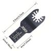 NEWONE 7pcs Oscillating Tool Blade, Multi-tool Saw Blades Multi Tool Mortar Cutting Saw Blades for Tile Concrete Cutting