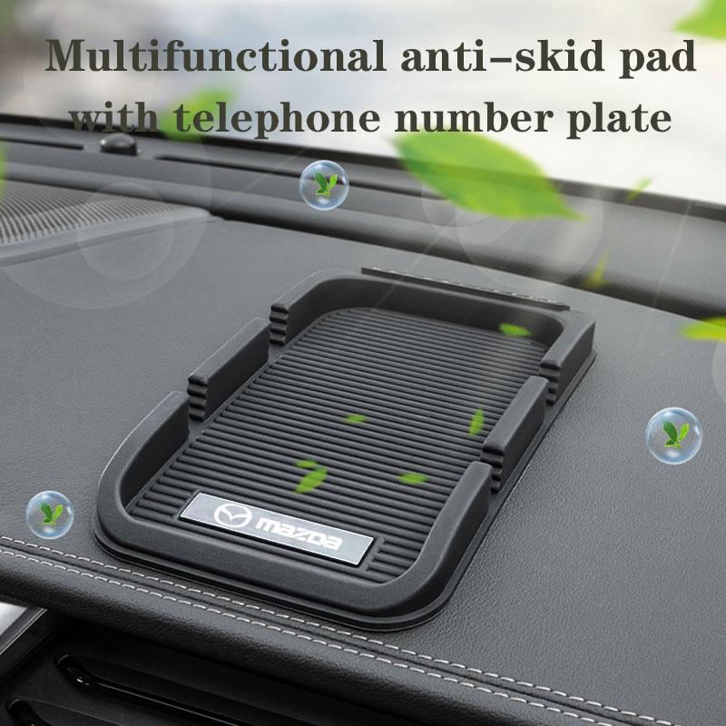 Car Dashboard Sticky Pad non Slip Grip Sticky Pad Multifunctional Storage Mat for Mazda 3 bk bl 323 Axela Atenza CX-3 CX-4 CX5 FF10