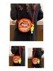 Women's Cartoon Print Canvas Crossbody Bag with Cute Coin Purse