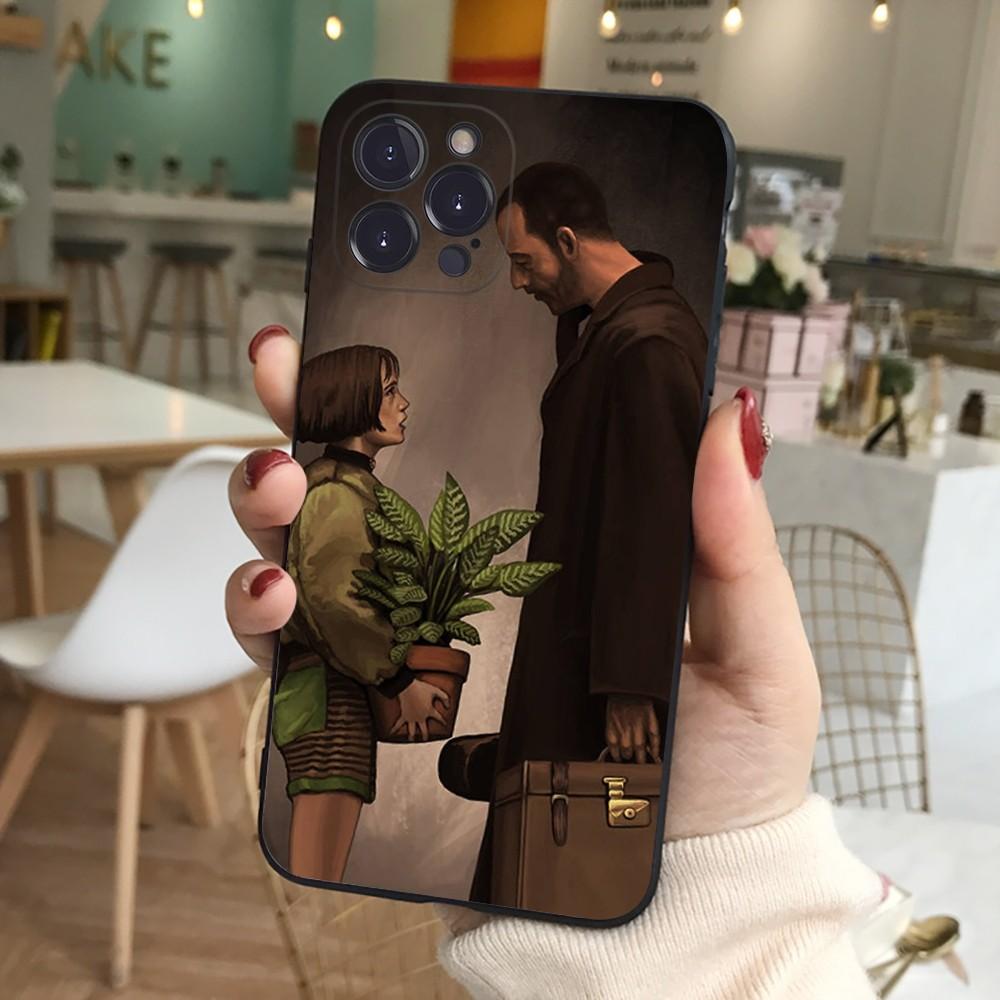 Leon The Professional Phone Case Silicone Soft for Iphone 16 15 14 13 12 11 Pro Mini XS MAX Plus X Cover