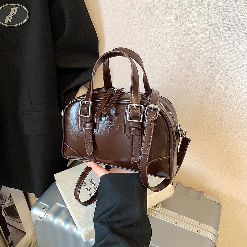 Trendy texture popular bag hand bag versatile women's bag retro underarm shoulder bag women's bag