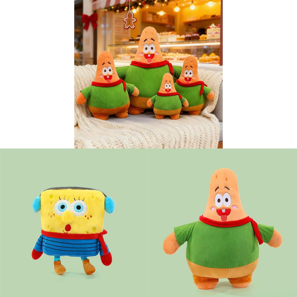Spongebob Schwammkopf Plüschtiere Mit PP-Baumwollfüllung Für Kinder Und Fans