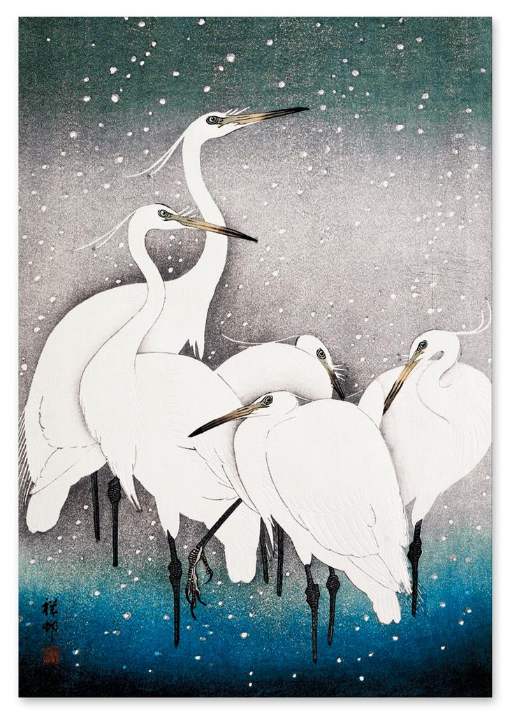 Poster Flock of Birds Japanese Posters