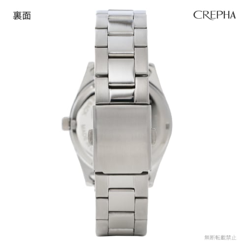 Klefer Men's Analog Solar Rechargeable Watch with Metal Band, Silver, AV-AM285-BKS