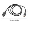 1 Stück für Subaru BRZ Outback Auto Aux Audioeingang Medien-Datenkabel Stecker auf USB-Kabeladapter 4-Pin Stecker Konnektor für Suzuki Vitara