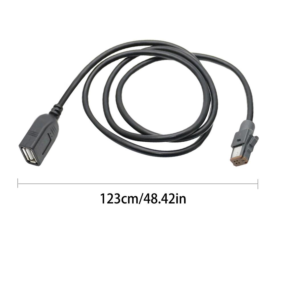 

1pcs for Subaru BRZ Outback Car Aux Audio Input Media Data Wire Plug to USB Cable Adapter 4 PIN Plug Conector for Suzuki Vitara чёрный