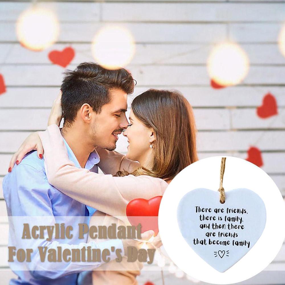 Thank You Gift, Appreciation Gift, Acrylic Hanging Heart Plaque Gift, Never Forget the Difference You Make, Plaque Bag